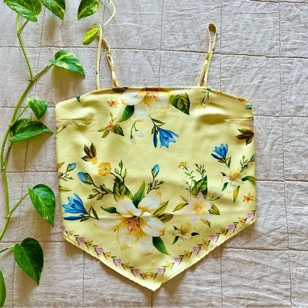 🌸Rachel Zoe Tropical Floral Top